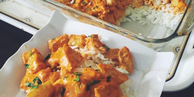 صينية رز بالدجاج بالفرن